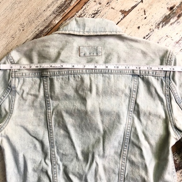 DENIM & SUPPLY Vintage Light Blue Classic Trucker Jacket XS - Picture 8 of 11